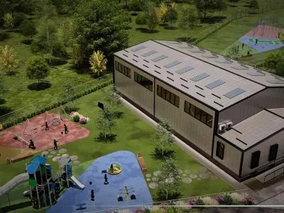 Sală de sport școlară